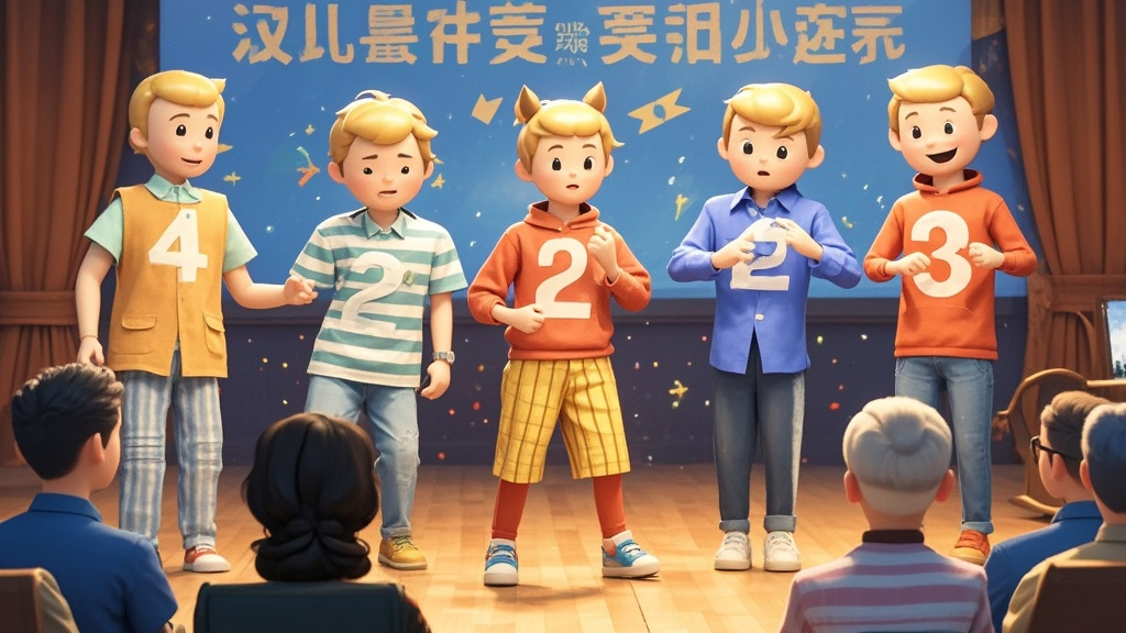 数字人做动作，观众猜，猜对参与抽奖