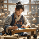 展示传统手工艺场景，用于文化类AI创作