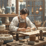 展示传统手工艺场景，用于文化类AI创作