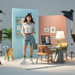 从摄影角度出发，对常见场景数字化处理，用于电商图片制作