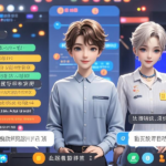 数字人直播互动中，前一观众弹幕最后字为下一观众弹幕开头，连续接对一定数量可抽奖，增加互动性