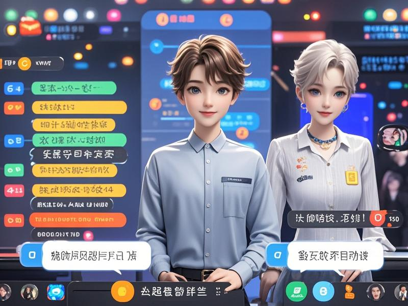 数字人直播互动中，前一观众弹幕最后字为下一观众弹幕开头，连续接对一定数量可抽奖，增加互动性